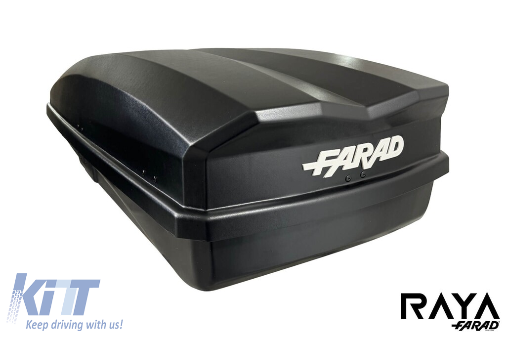 Cutie de plafon Farad model Raya 480L negru mat, 190x80x42cm Performance AutoTuning