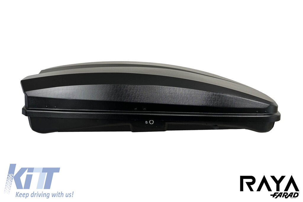 Cutie de plafon Farad model Raya 480L negru mat, 190x80x42cm Performance AutoTuning