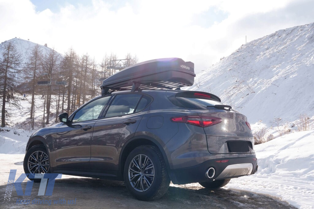 Cutie de plafon Farad model Raya 480L negru mat, 190x80x42cm Performance AutoTuning