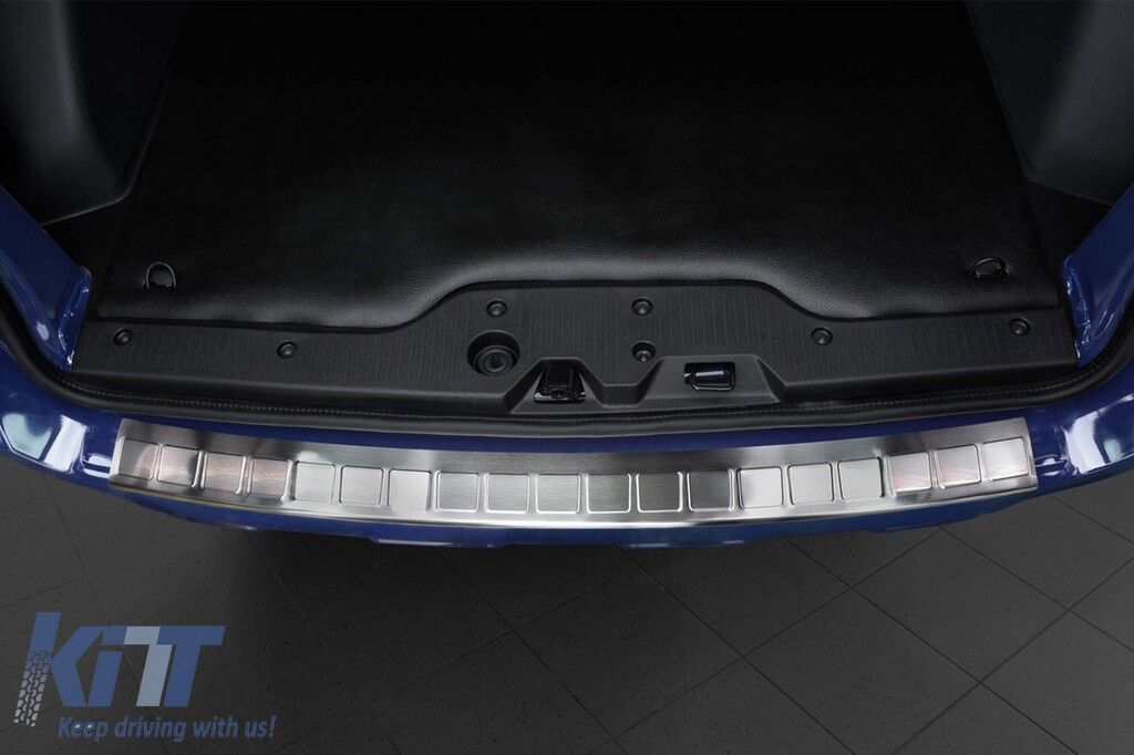 Protector de bara spate Avisa potrivit pentru Dacia Dokker 2012-2017, dupa 2017, crom Performance AutoTuning