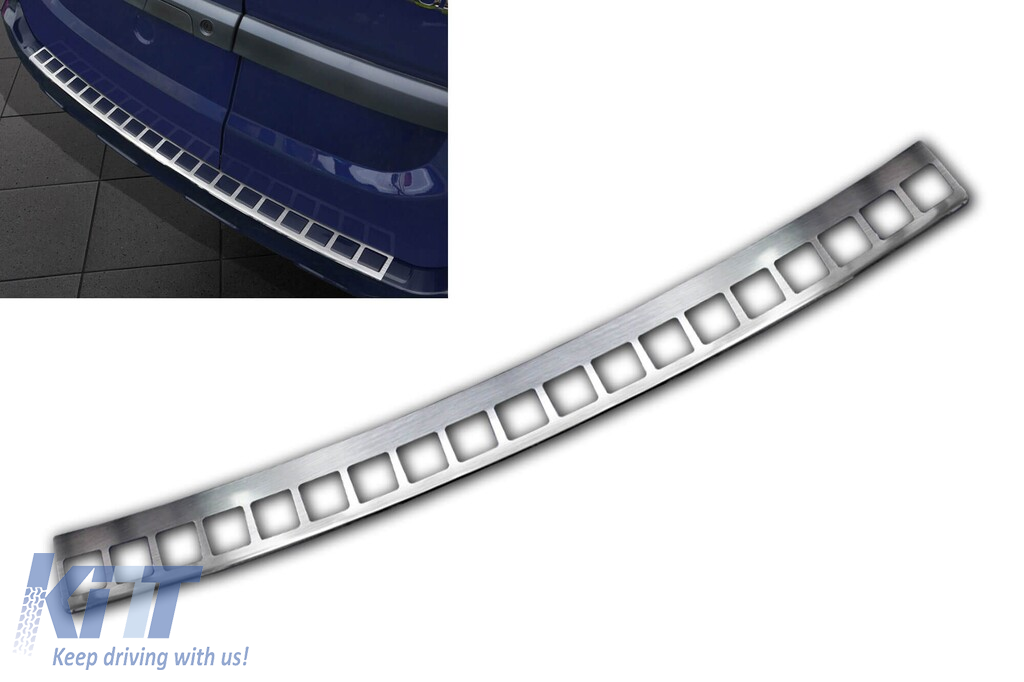 Protector de bara spate Avisa potrivit pentru Dacia Dokker 2012-2017, dupa 2017, crom Performance AutoTuning