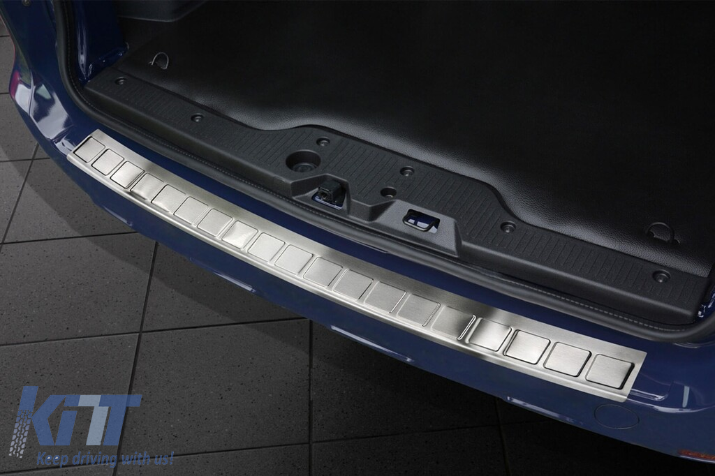 Protector de bara spate Avisa potrivit pentru Dacia Dokker 2012-2017, dupa 2017, crom Performance AutoTuning