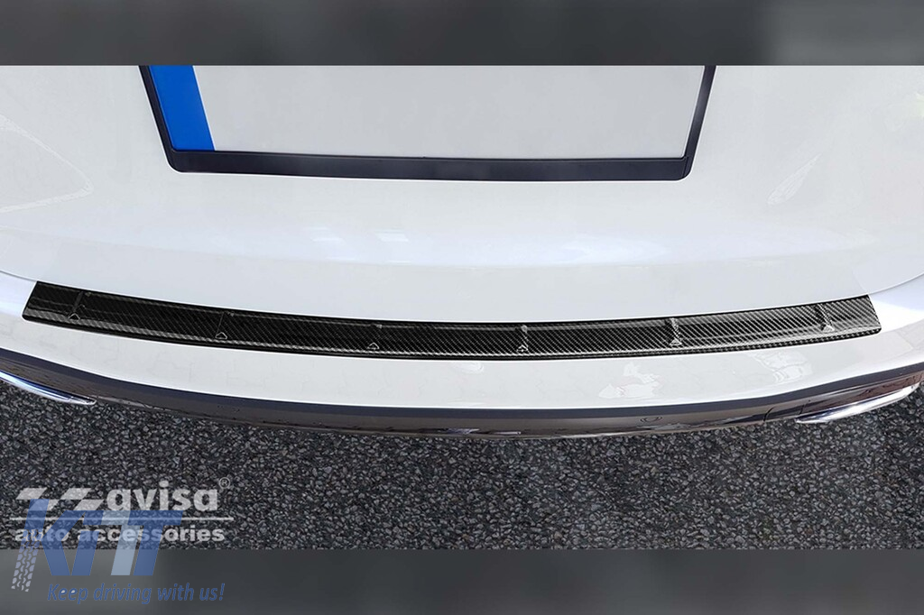 Protector Avisa potrivit pentru bara de protecție spate a Mercedes GLE W167, AMG după 2019, culoare carbon Performance AutoTuning