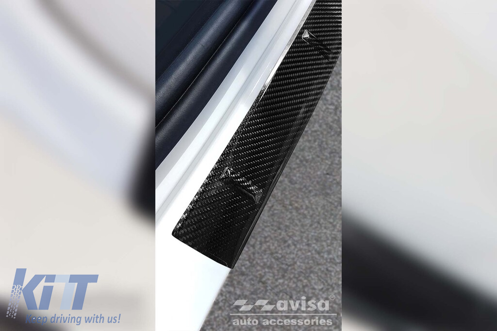 Protector Avisa potrivit pentru bara de protecție spate a Mercedes GLE W167, AMG după 2019, culoare carbon Performance AutoTuning