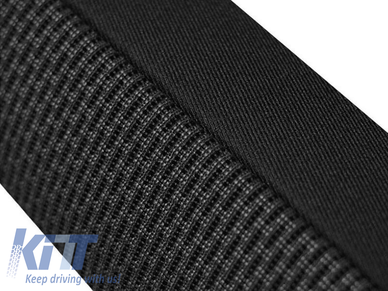 Tapițerie Kegel potrivită pentru scaunele din față ale Audi A4 B8 2007-2015, neagră cu model Performance AutoTuning