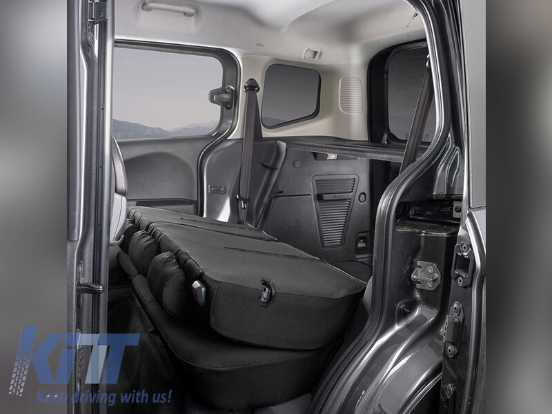Tapițerie Kegel serie Tailor Made set pentru scaunele din față și din spate potrivit pentru Ford Transit Courier, Tourneo Courier 2014-2023, negru Performance AutoTuning