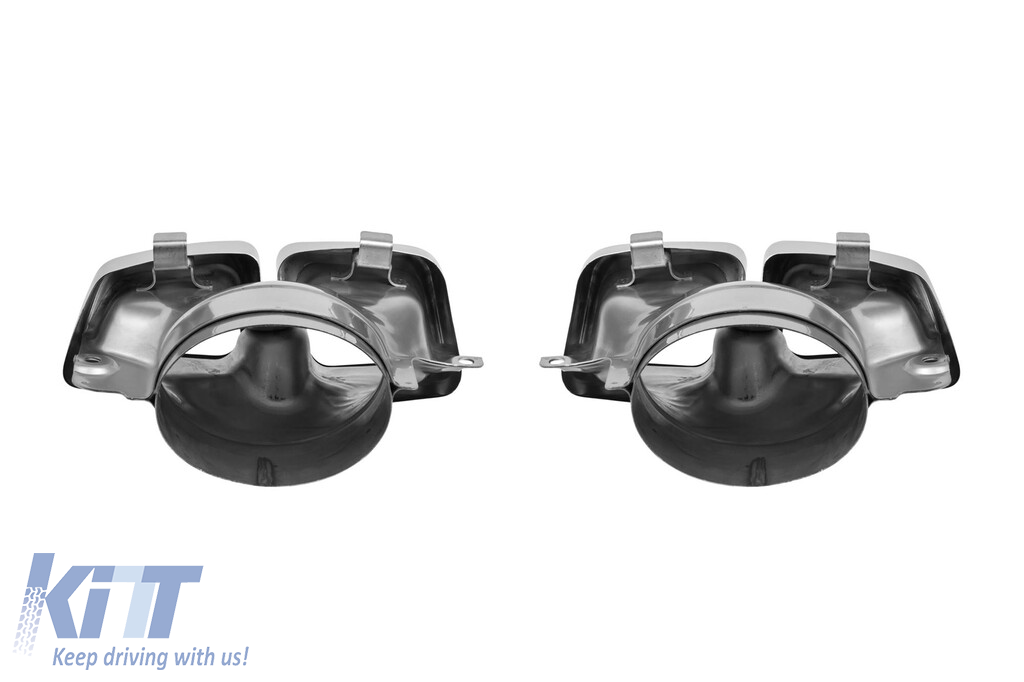 Set de capete cromate tip 63 AMG potrivit pentru Mercedes ML W166, GL X166 2011-2015, stânga și dreapta Performance AutoTuning