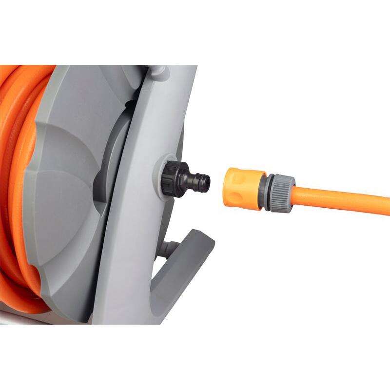 Furtun cu tambur/rola pentru gradina, retractabil/automat, 1/2