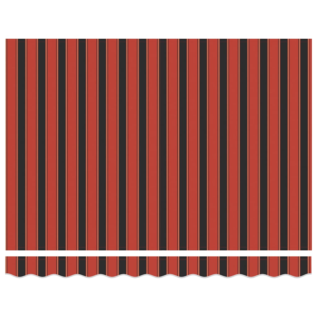 Copertină retractabilă portocaliu/maro 3x2,5 m, textil/aluminiu GartenMobel Dekor
