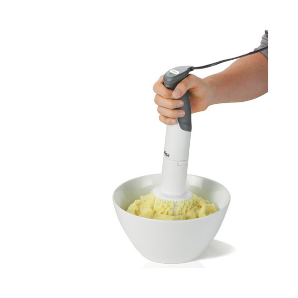 Blender pasator Trisa Masher 65W cu maner ergonomic si sistem Click