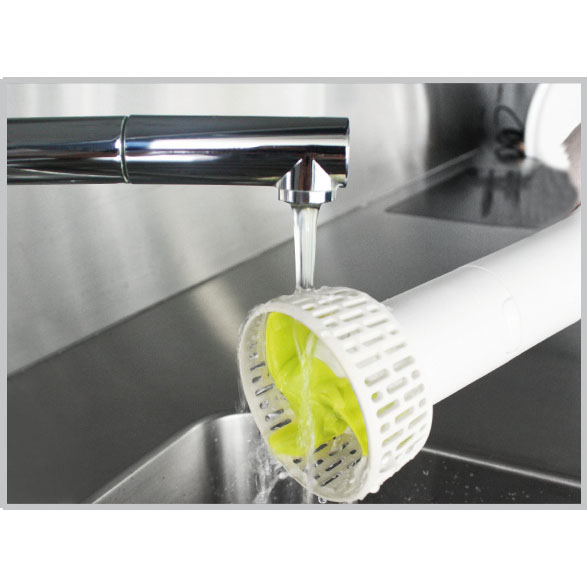 Blender pasator Trisa Masher 65W cu maner ergonomic si sistem Click