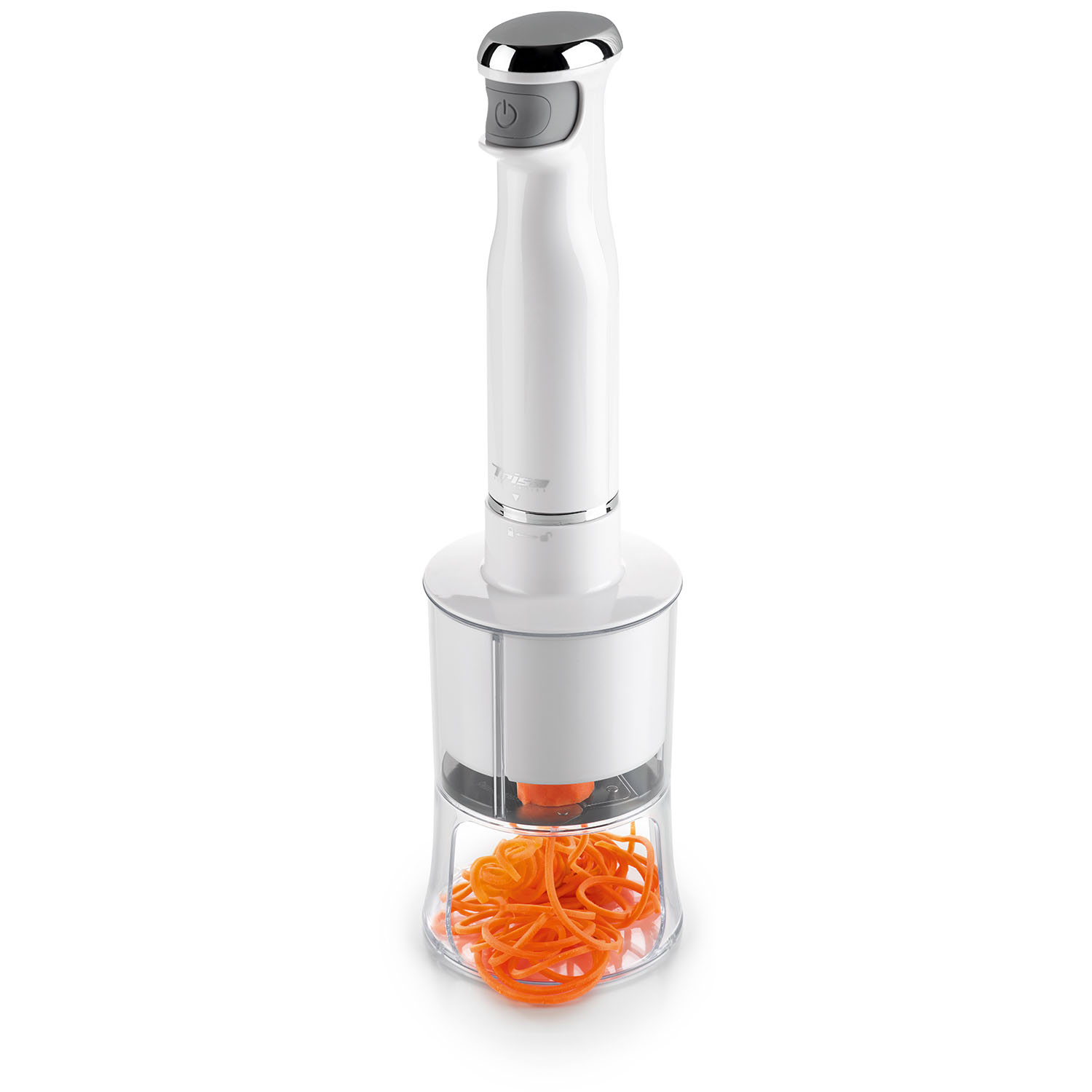 Blender de mana Trisa Spiralizer 600 W cu 3 lame inox pentru taiere spiralata