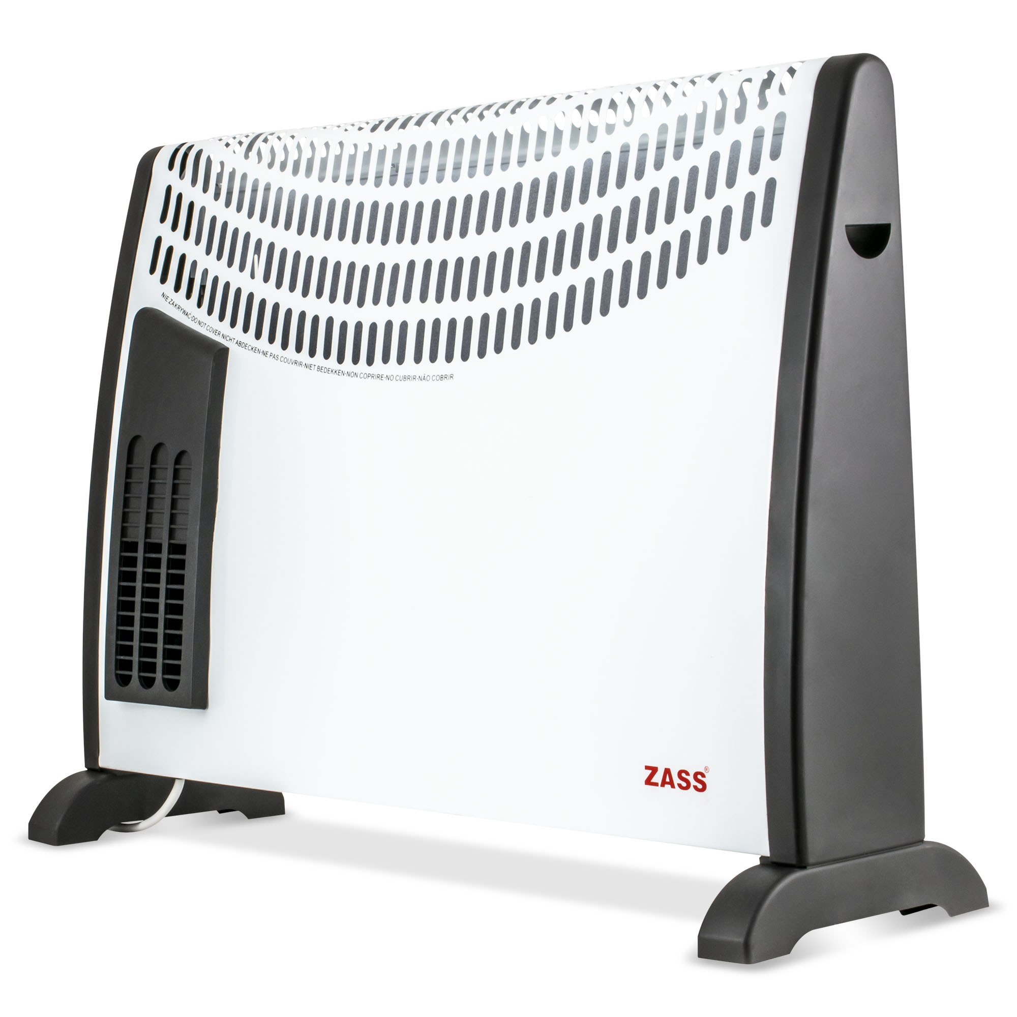 Convector electric Zass ZKH 02 T, 2000W, functie turbo, termostat reglabil