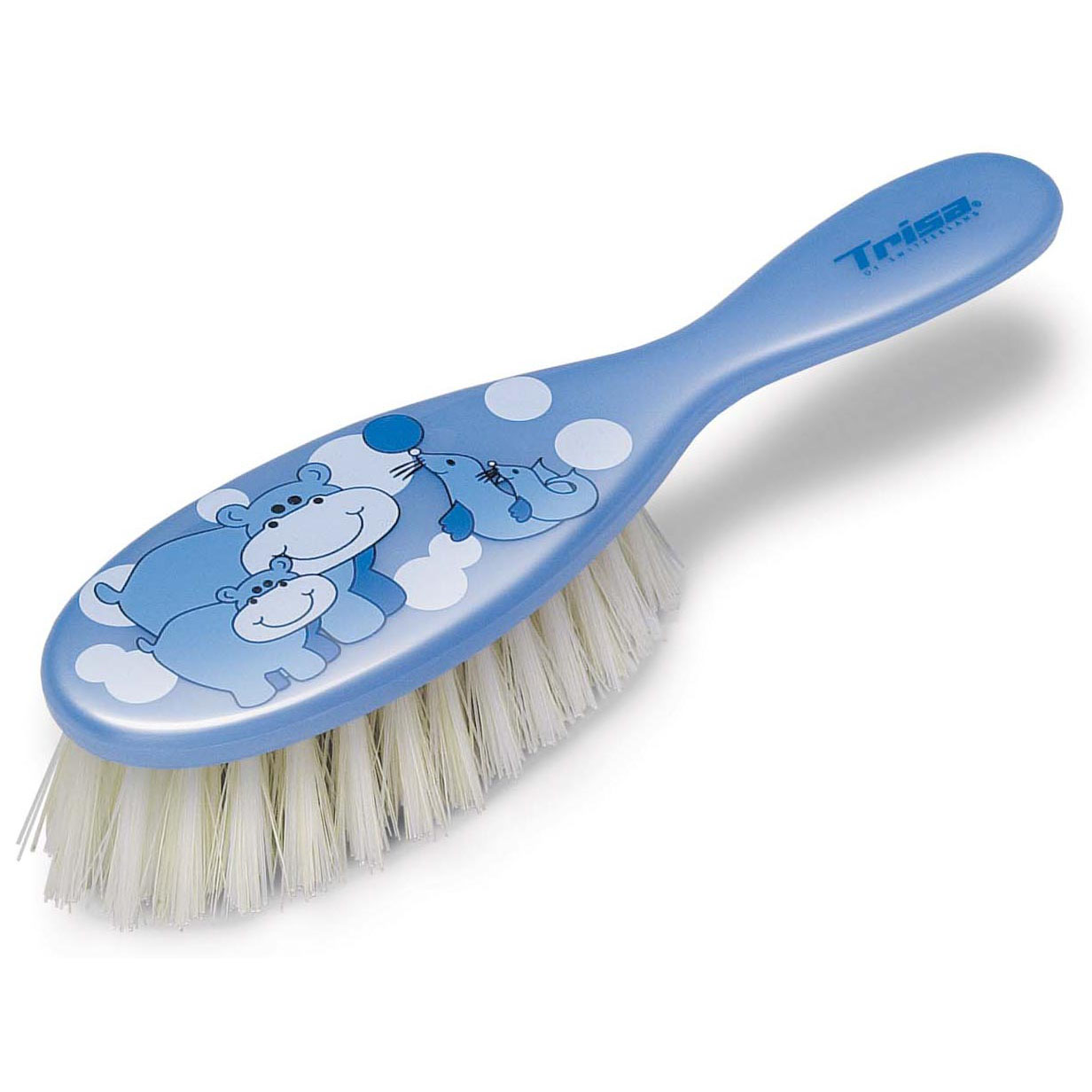 Perie de păr pentru bebeluși Trisa Baby cu peri fini naturali