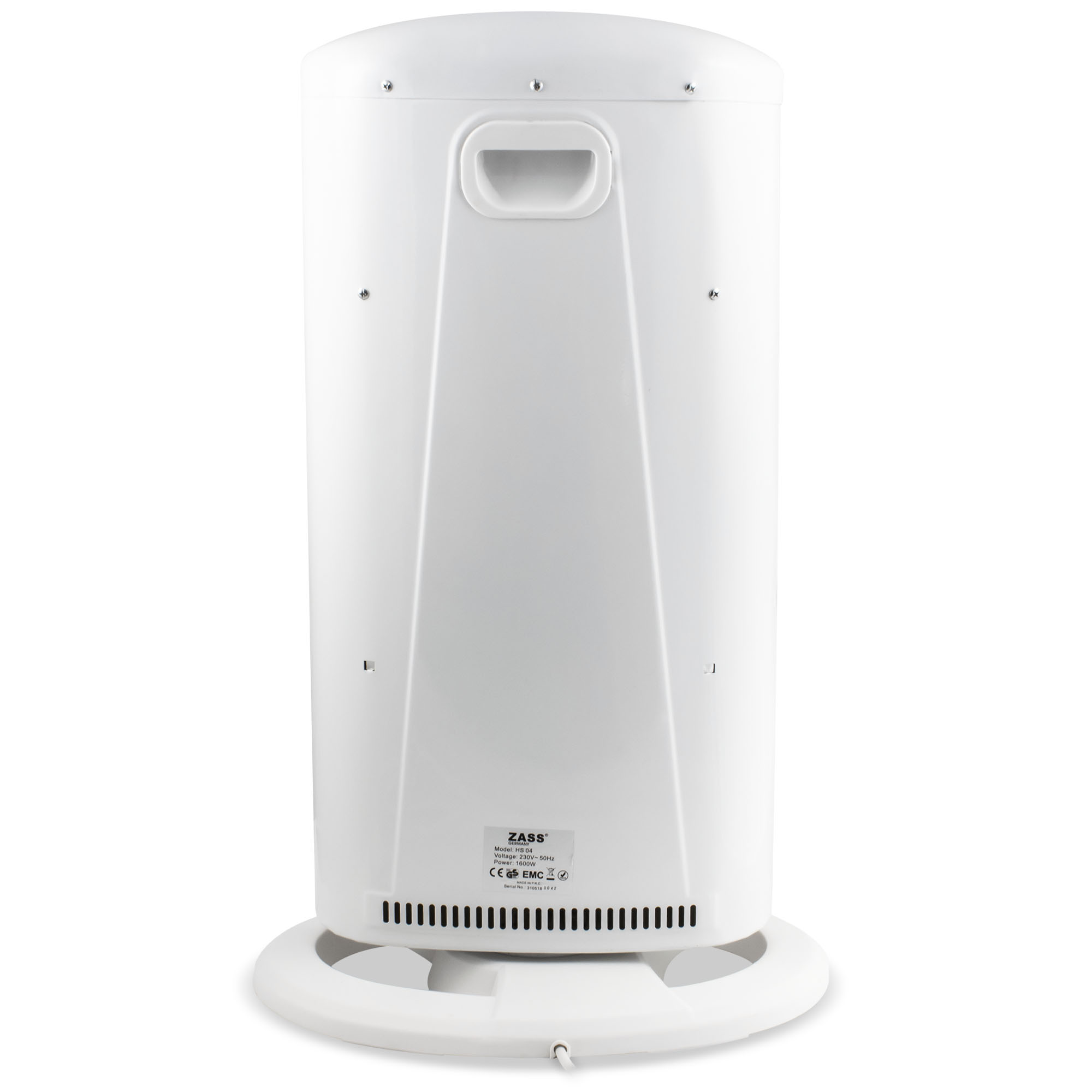 Radiator electric cu halogen Zass HS 04, 1600W, 4 trepte de putere