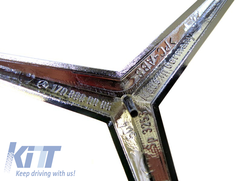 Emblemă pentru grila frontală potrivită pentru Mercedes 158 mm Performance AutoTuning