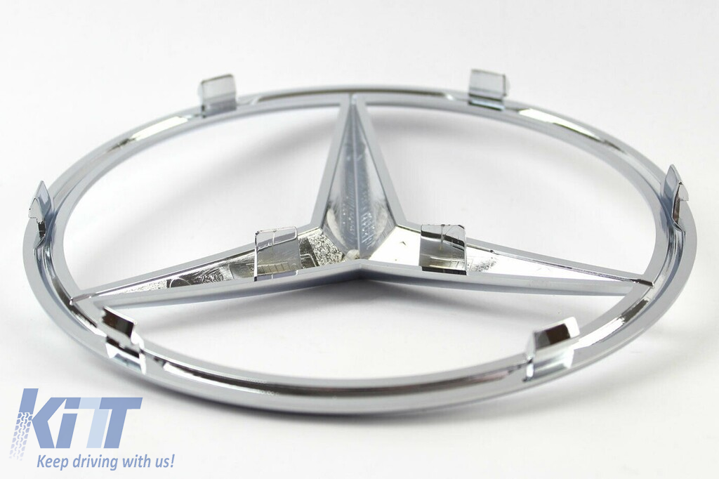 Emblemă pentru grila frontală potrivită pentru Mercedes 186 mm Performance AutoTuning