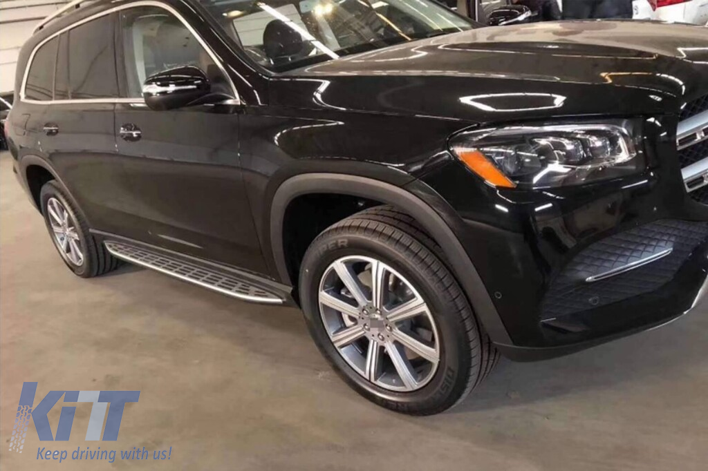 Scări pentru jeep Mercedes GLS X167 după 2019 cu iluminare LED Performance AutoTuning