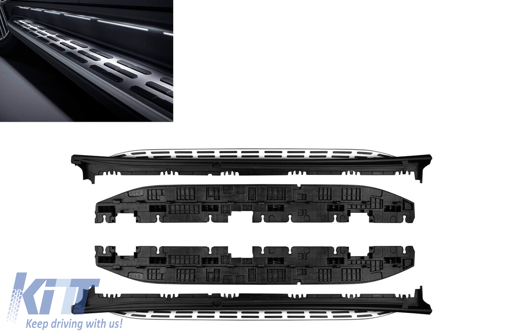 Scări pentru jeep Mercedes GLS X167 după 2019 cu iluminare LED Performance AutoTuning