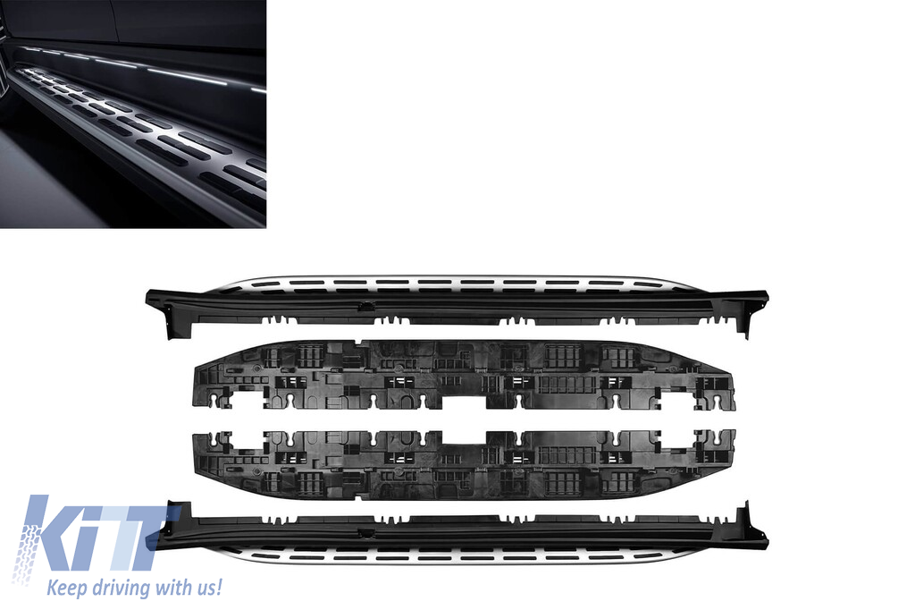 Trepte potrivite pentru Mercedes GLE Coupe C167 după 2019 cu iluminare LED Performance AutoTuning