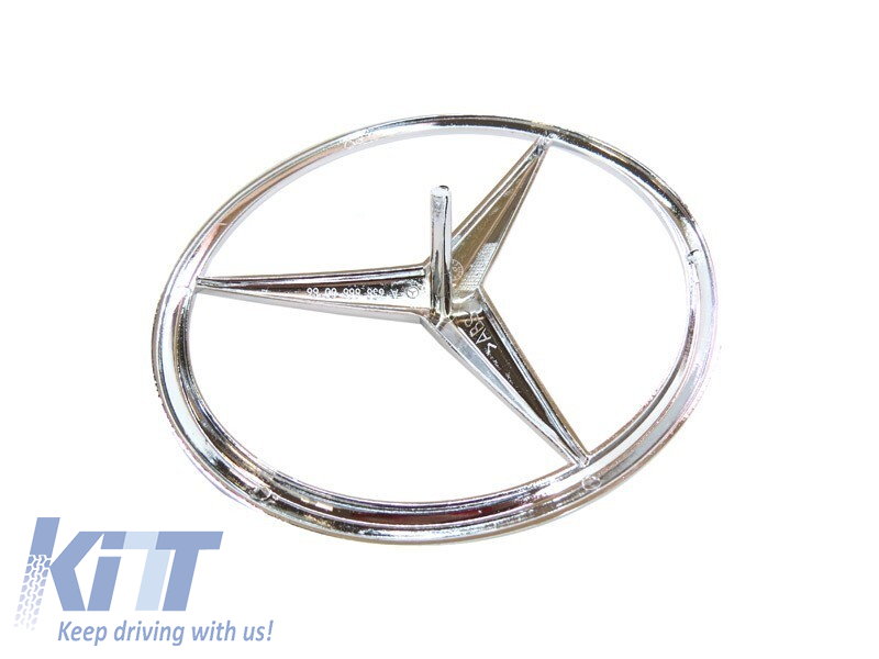 Emblemă pentru grila frontală potrivită pentru Mercedes 165 mm Performance AutoTuning