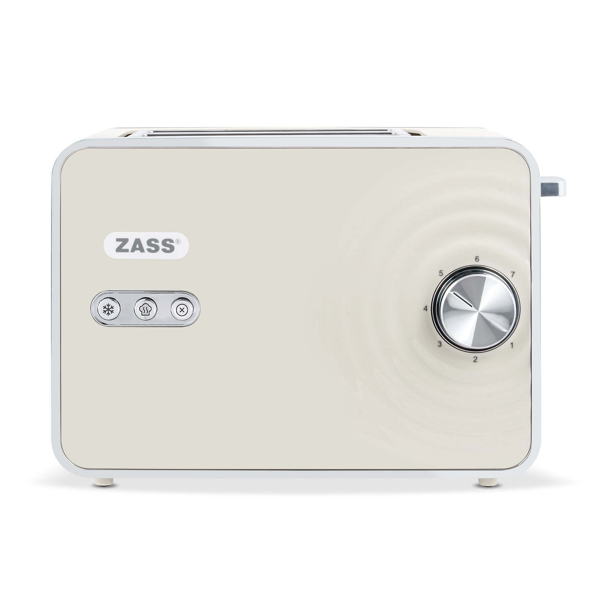 Prajitor de paine ZASS ZST 12 Wave Edition crem, 2 fante, 7 nivele