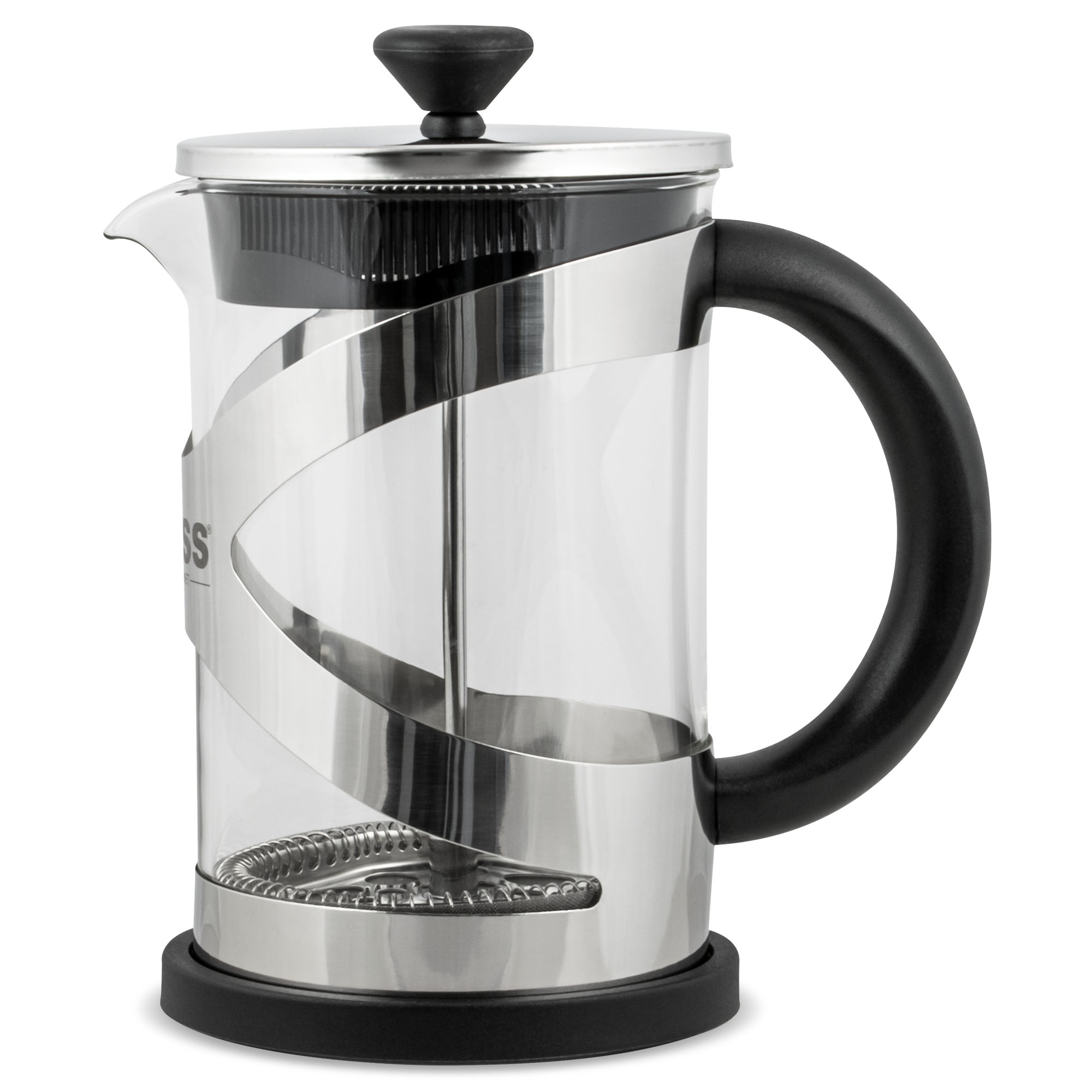 Presa franceză pentru cafea ZASS Gourmet ZG-FPC 01, 800 ml, sticlă și inox