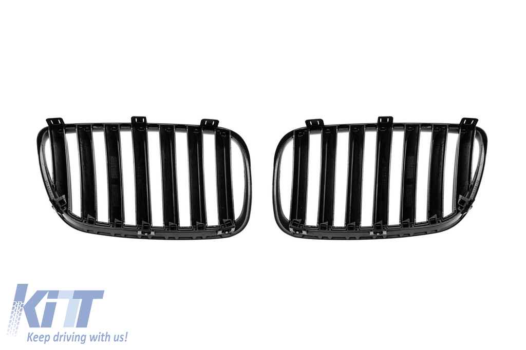 Grile rinichi negre potrivite pentru BMW X3 E83 2007-2010 Performance AutoTuning