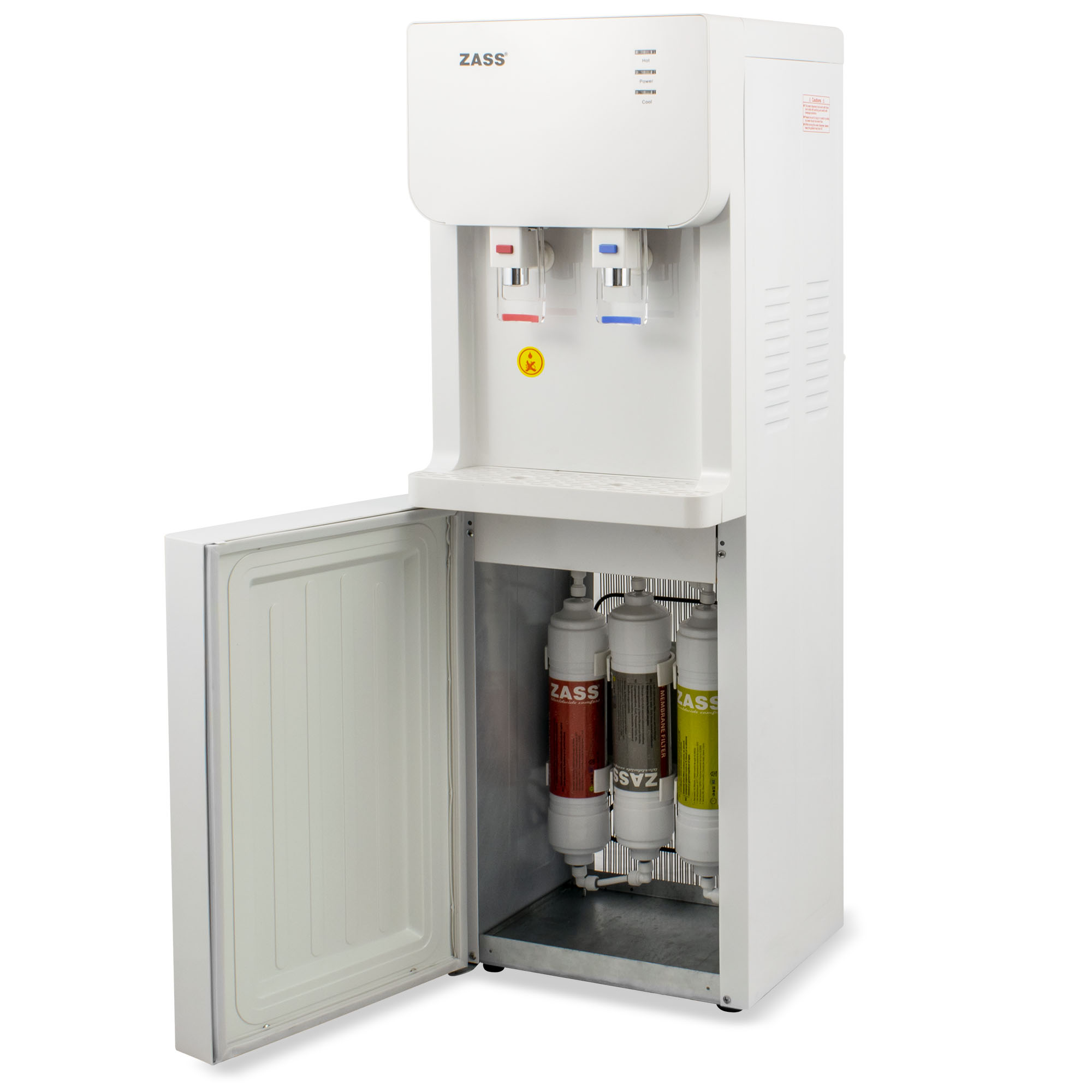 Dozator de apă cu filtrare 4 trepte, apă rece/caldă, compresor ZASS ZWD 07 WF