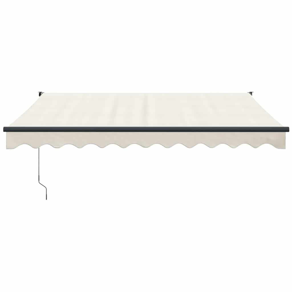 Copertină retractabilă, crem, 3x2,5 m, textil și aluminiu GartenMobel Dekor