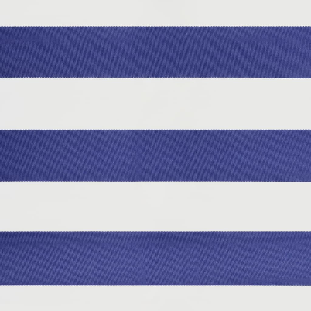 Copertină retractabilă albastru/alb, 3,5x2,5 m, textil/aluminiu GartenMobel Dekor