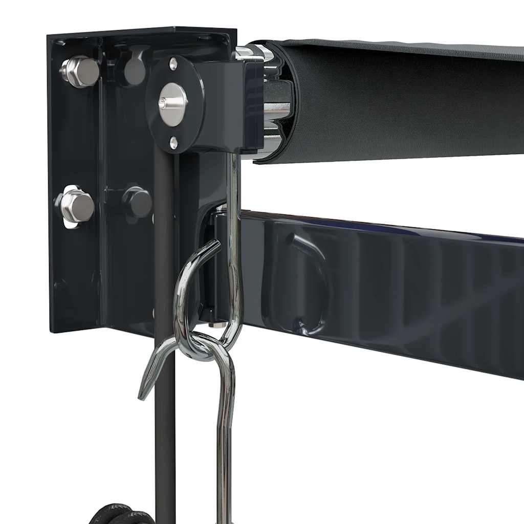 Copertină retractabilă automată, antracit, 4,5x3 m GartenMobel Dekor