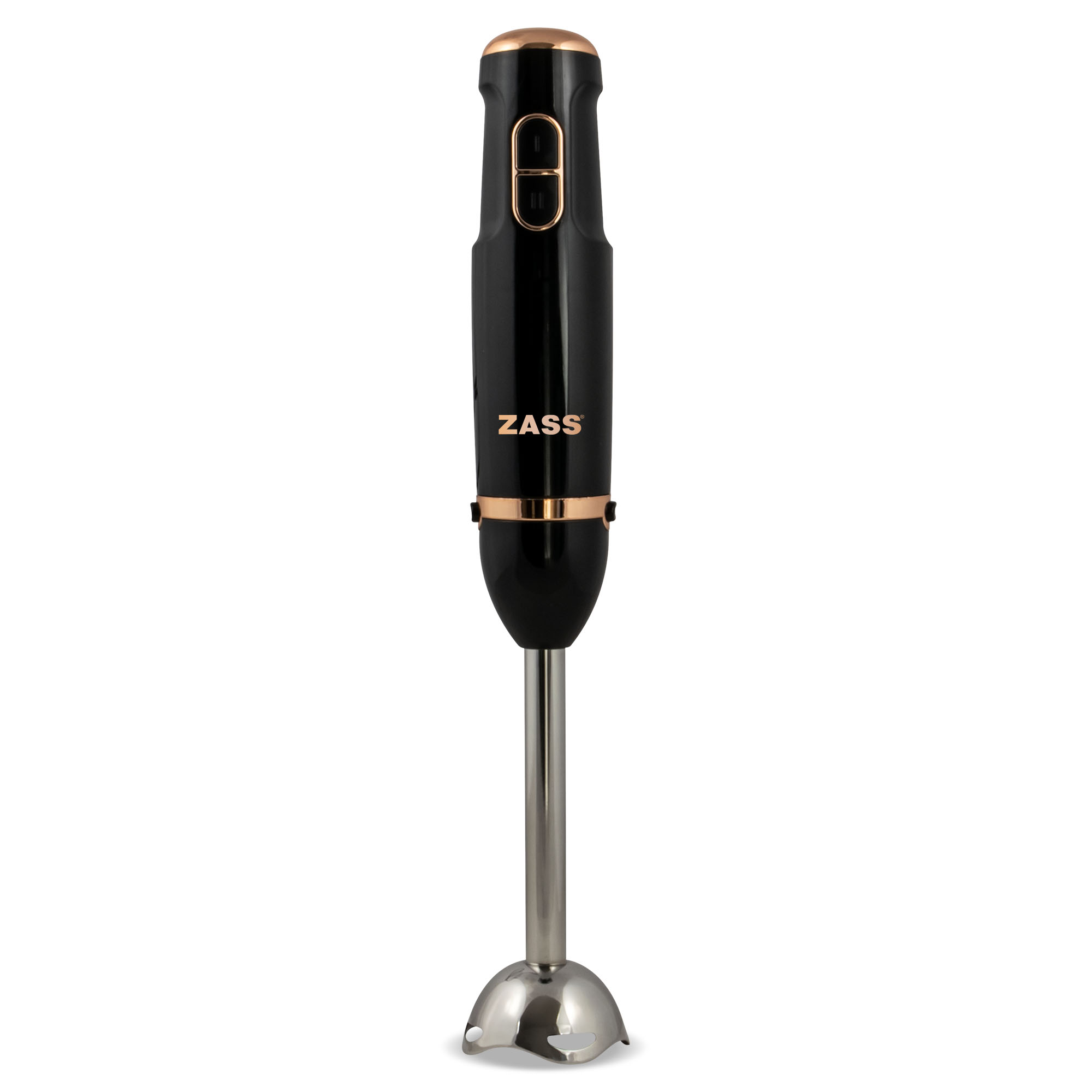 Blender de mână Zass ZHB 20 Rose Gold, 400 W, 2 viteze, inox