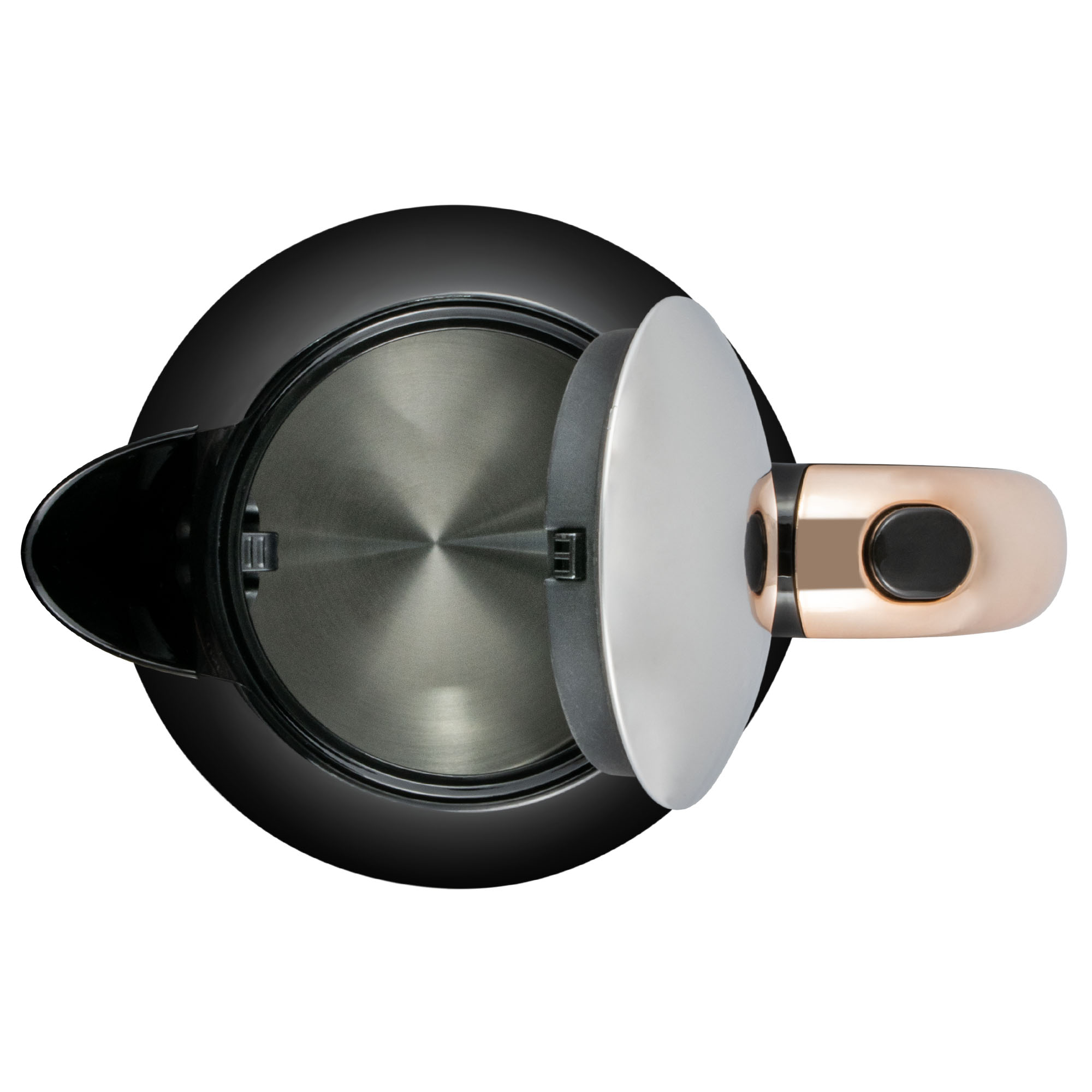 Fierbator electric ZASS ZCK 22, 1,7 litri, Rose Gold, baza 360°