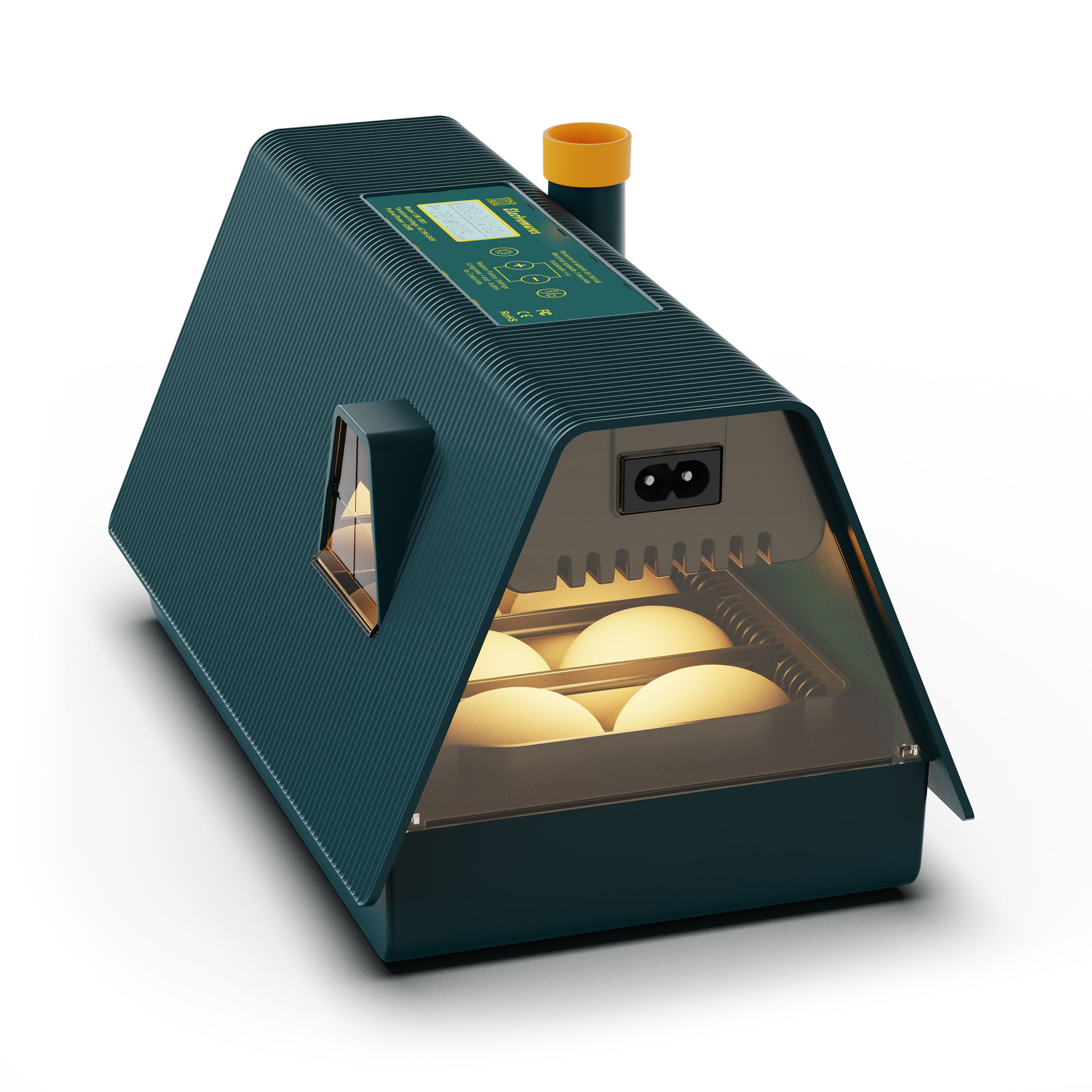 Incubator automat pentru 10 ouă cu afișaj umiditate Electromureș EM 3001