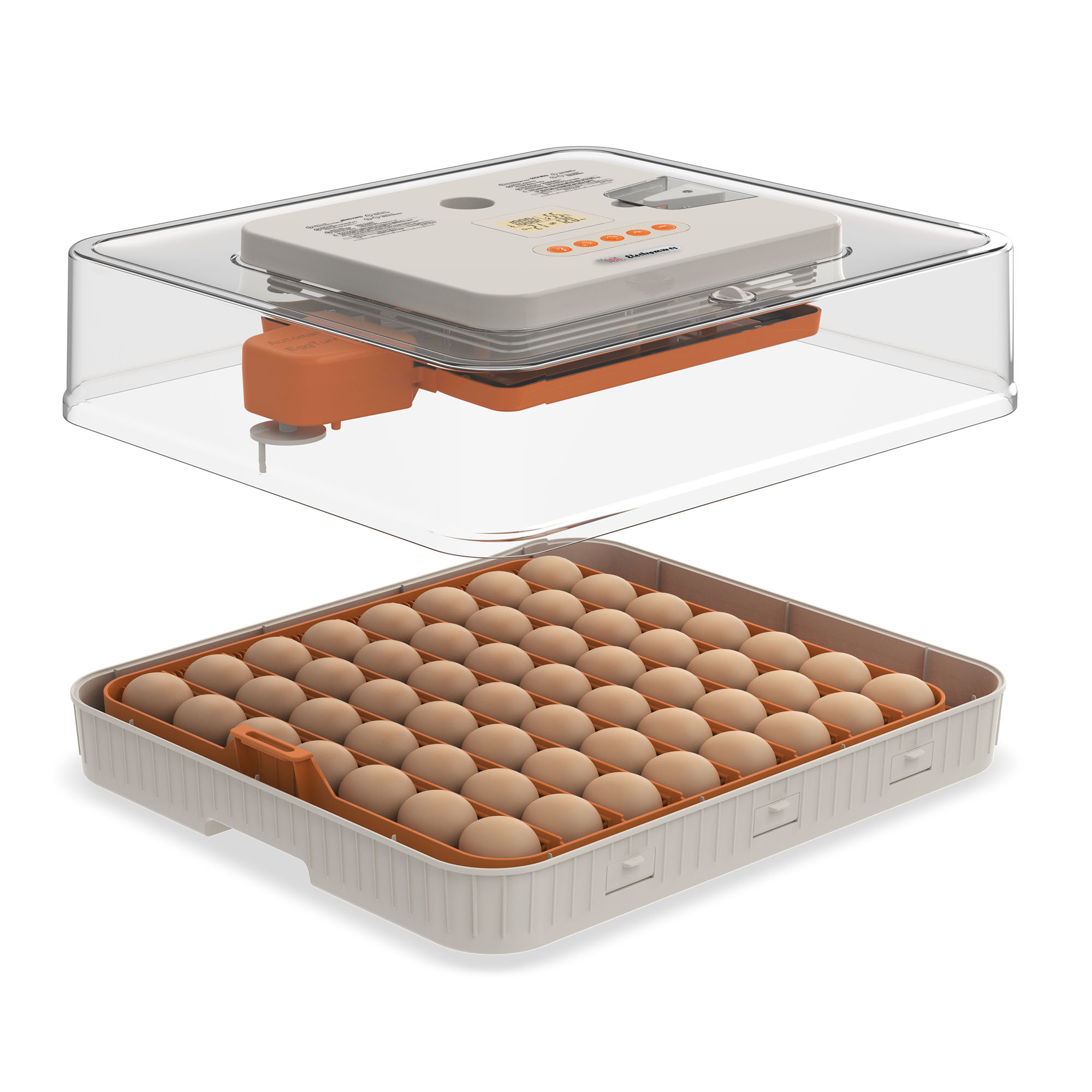 Incubator automat 56 ouă cu alimentare duală 230V/12V Electromureș EM 3003