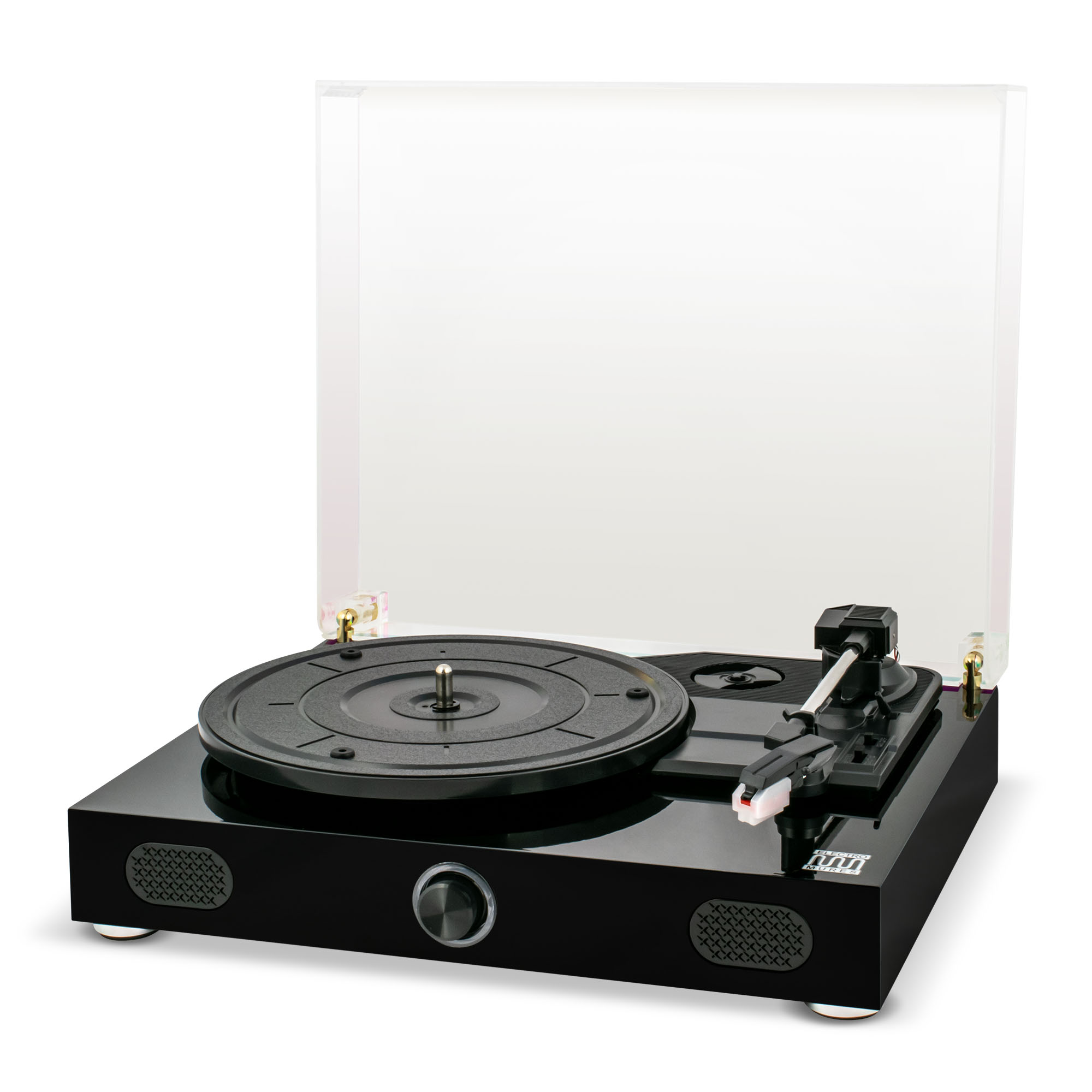 Pick-up Bluetooth cu ac safir Electromures EM 1020, negru Rainbow Edition