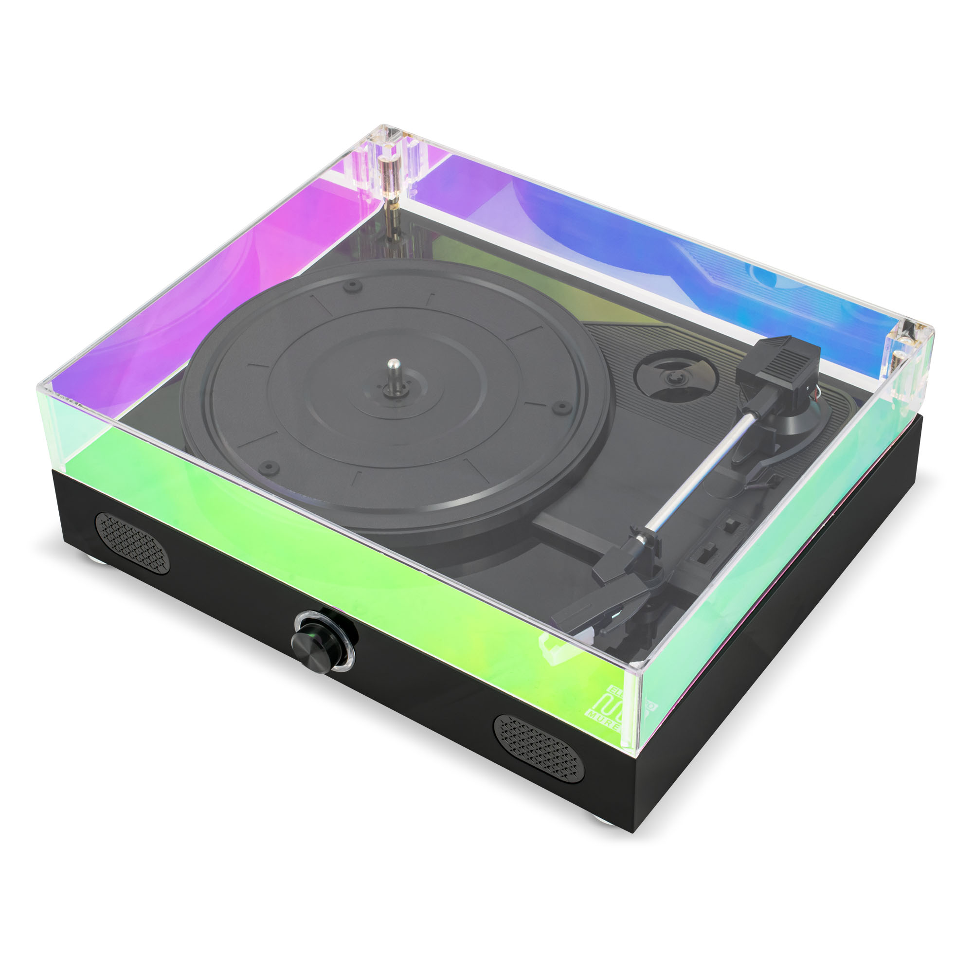 Pick-up Bluetooth cu ac safir Electromures EM 1020, negru Rainbow Edition