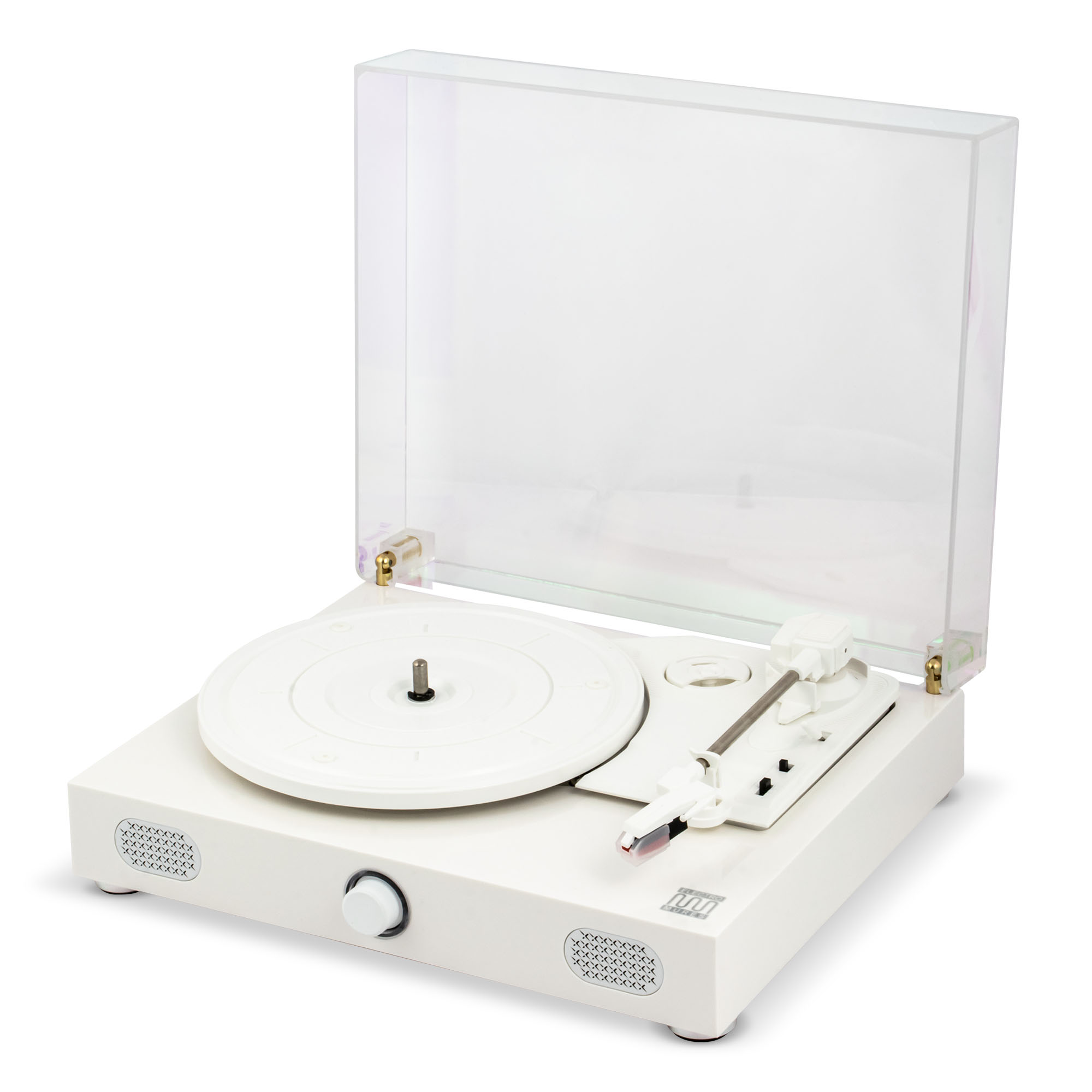 Pick-up bluetooth Electromures EM 1020 alb, ac safir, Rainbow Edition