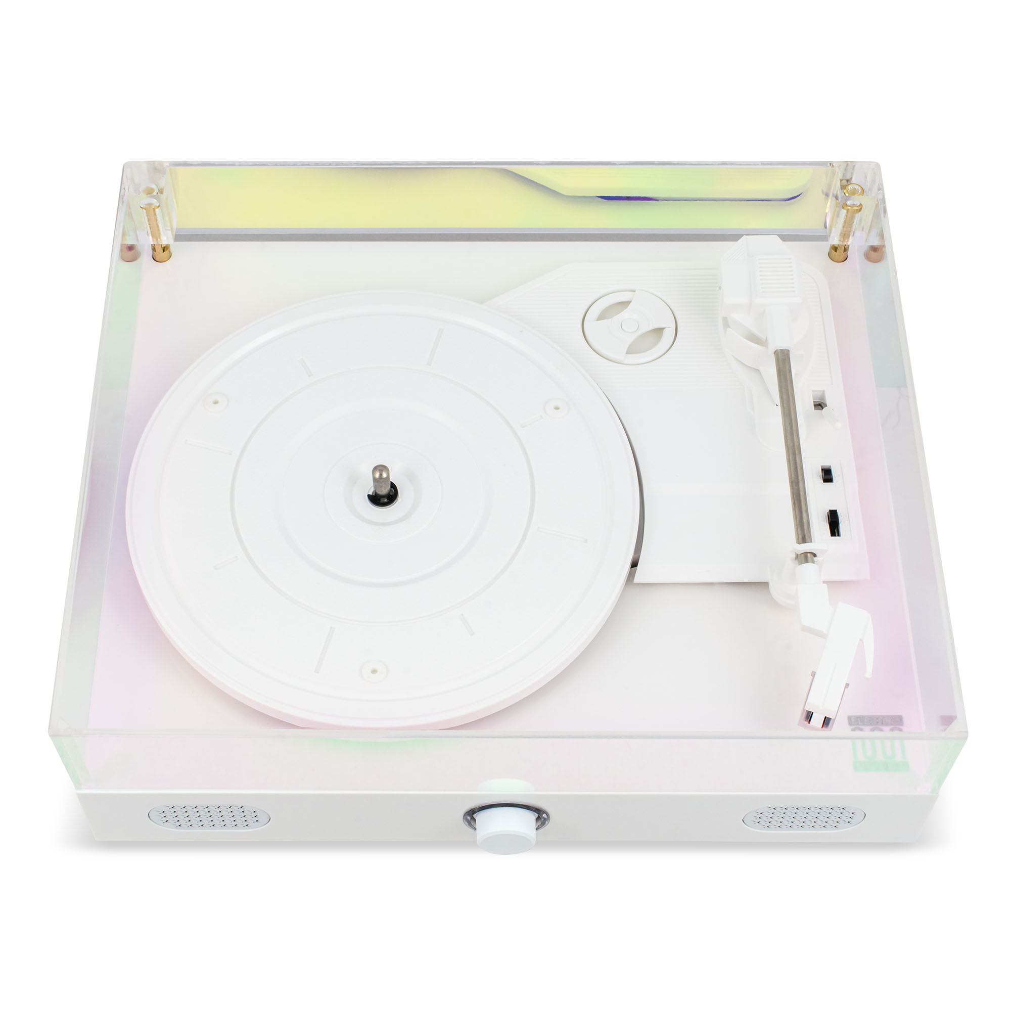 Pick-up bluetooth Electromures EM 1020 alb, ac safir, Rainbow Edition