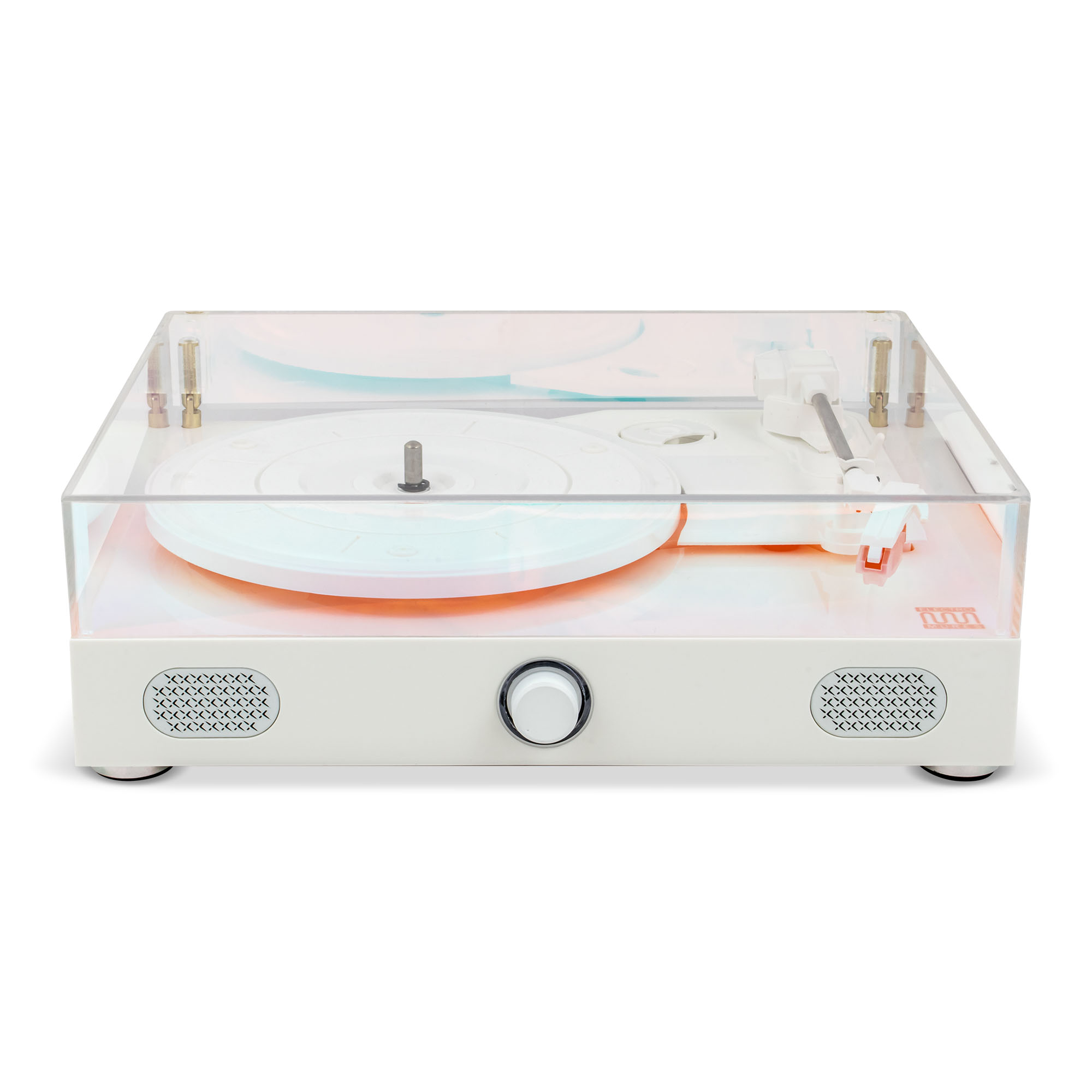 Pick-up bluetooth Electromures EM 1020 alb, ac safir, Rainbow Edition