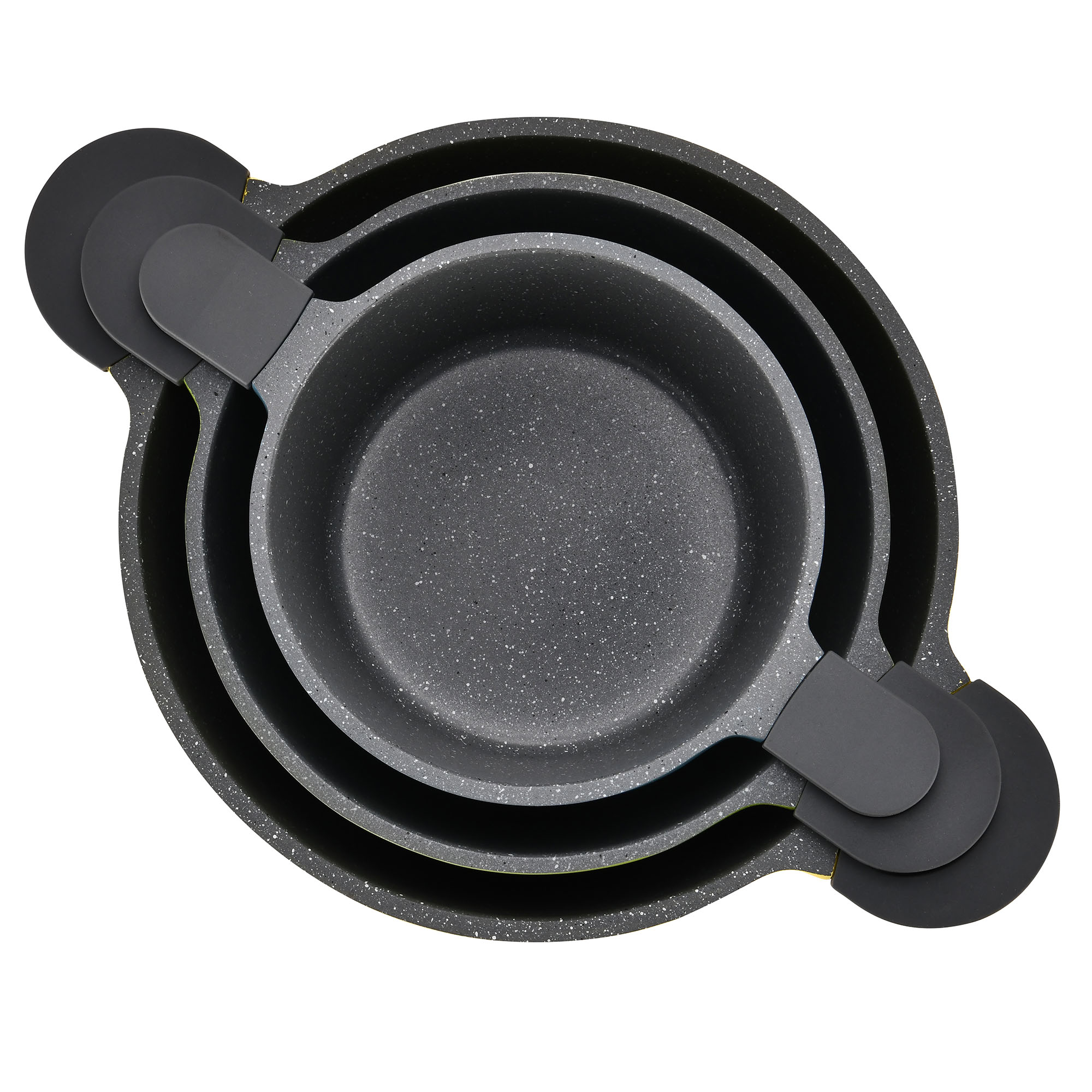 Set 3 oale antiaderente din aluminiu turnat ZASS Gourmet ZG-ACS 02