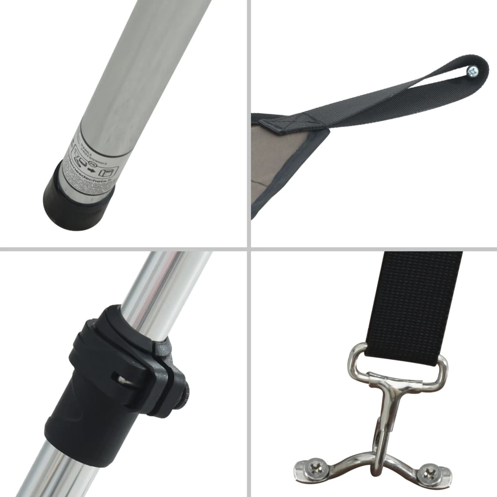 Set extensie parasolar T-Top, antracit, 174x205x(115-194) cm GartenMobel Dekor