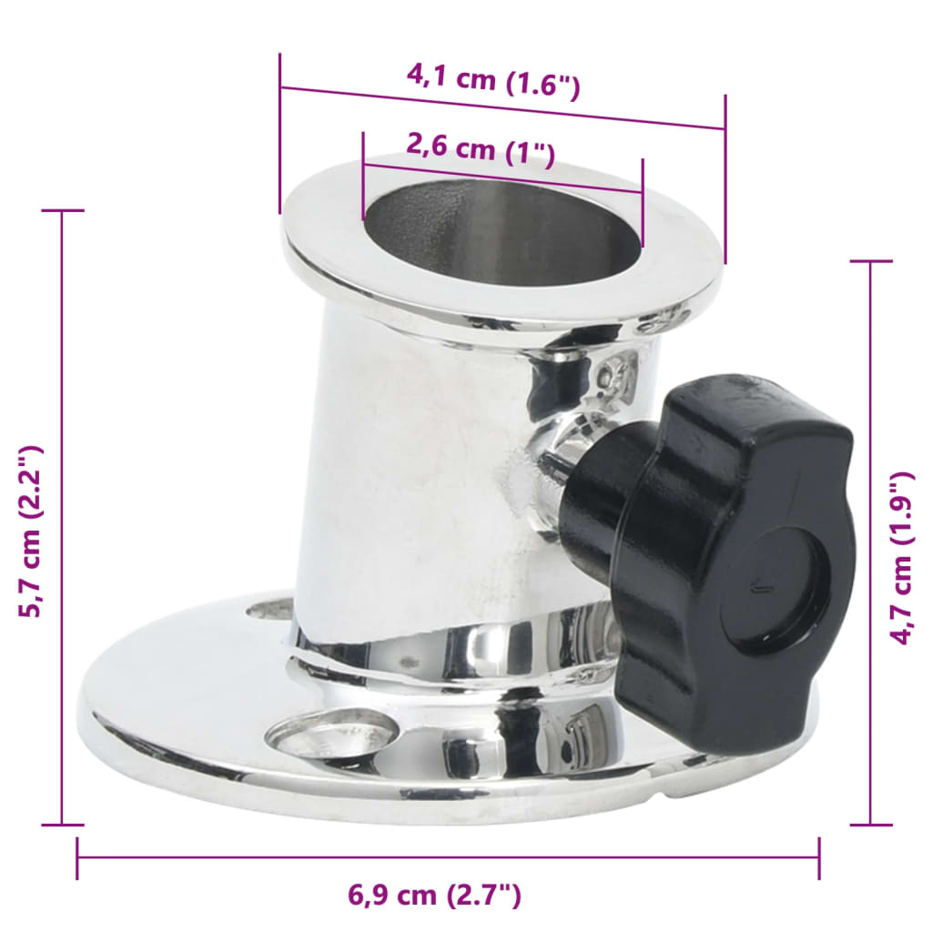 Set extensie parasolar T-Top, antracit, 174x205x(115-194) cm GartenMobel Dekor