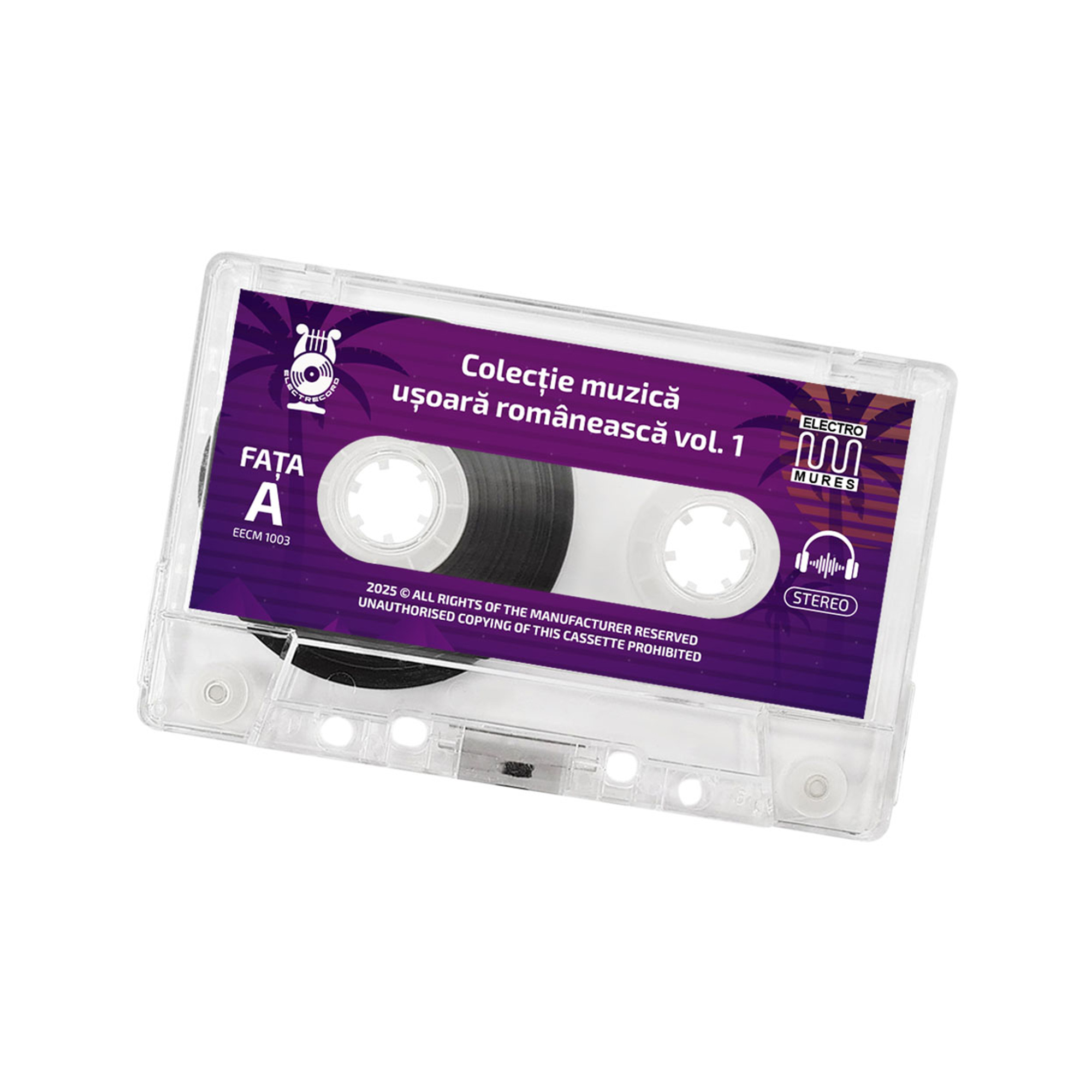 Casetă audio Colecție muzică ușoară românească Vol. 1 Electromureș EECM 1003