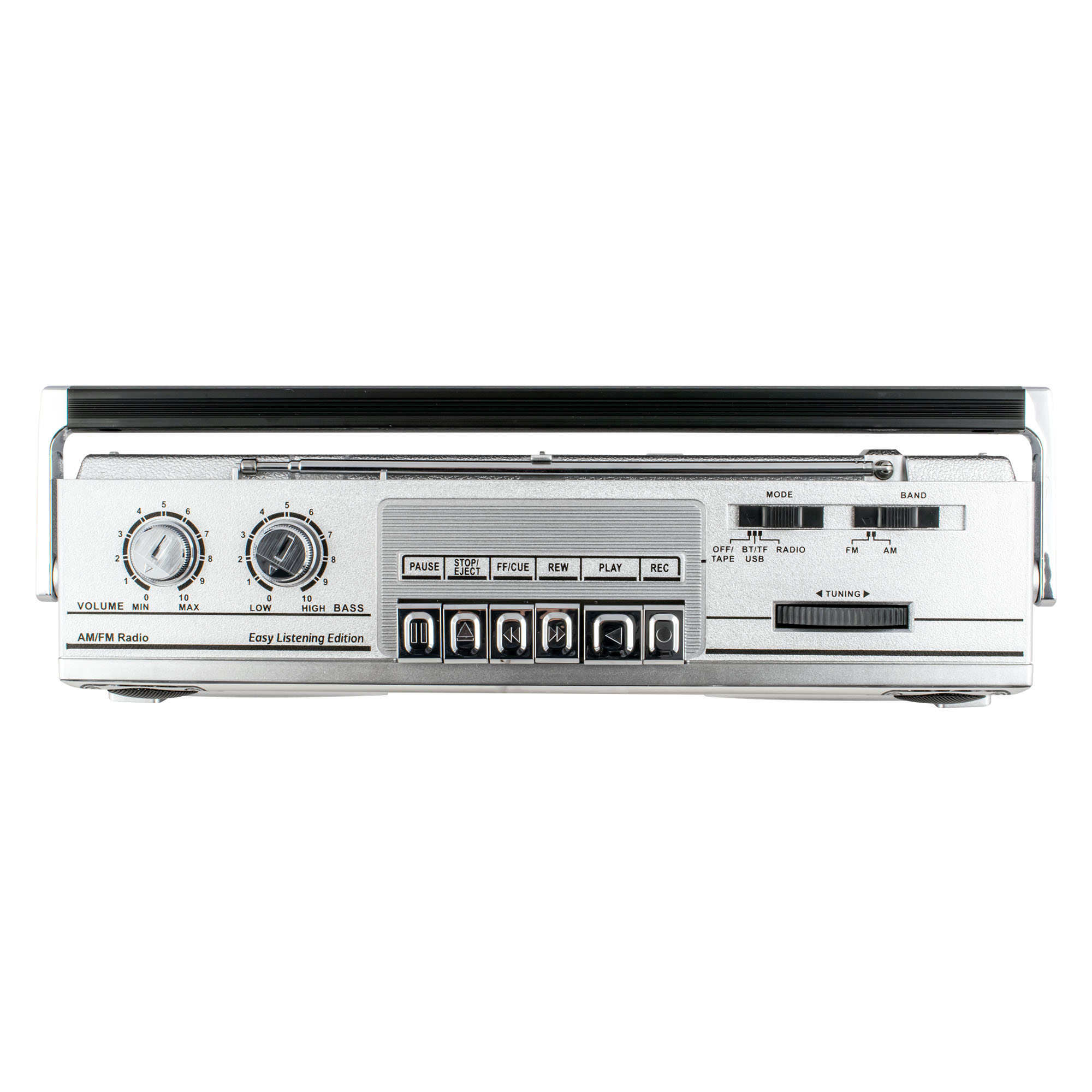 Difuzor Bluetooth retro cu casetofon, radio FM/AM si USB Electromures EM 1012