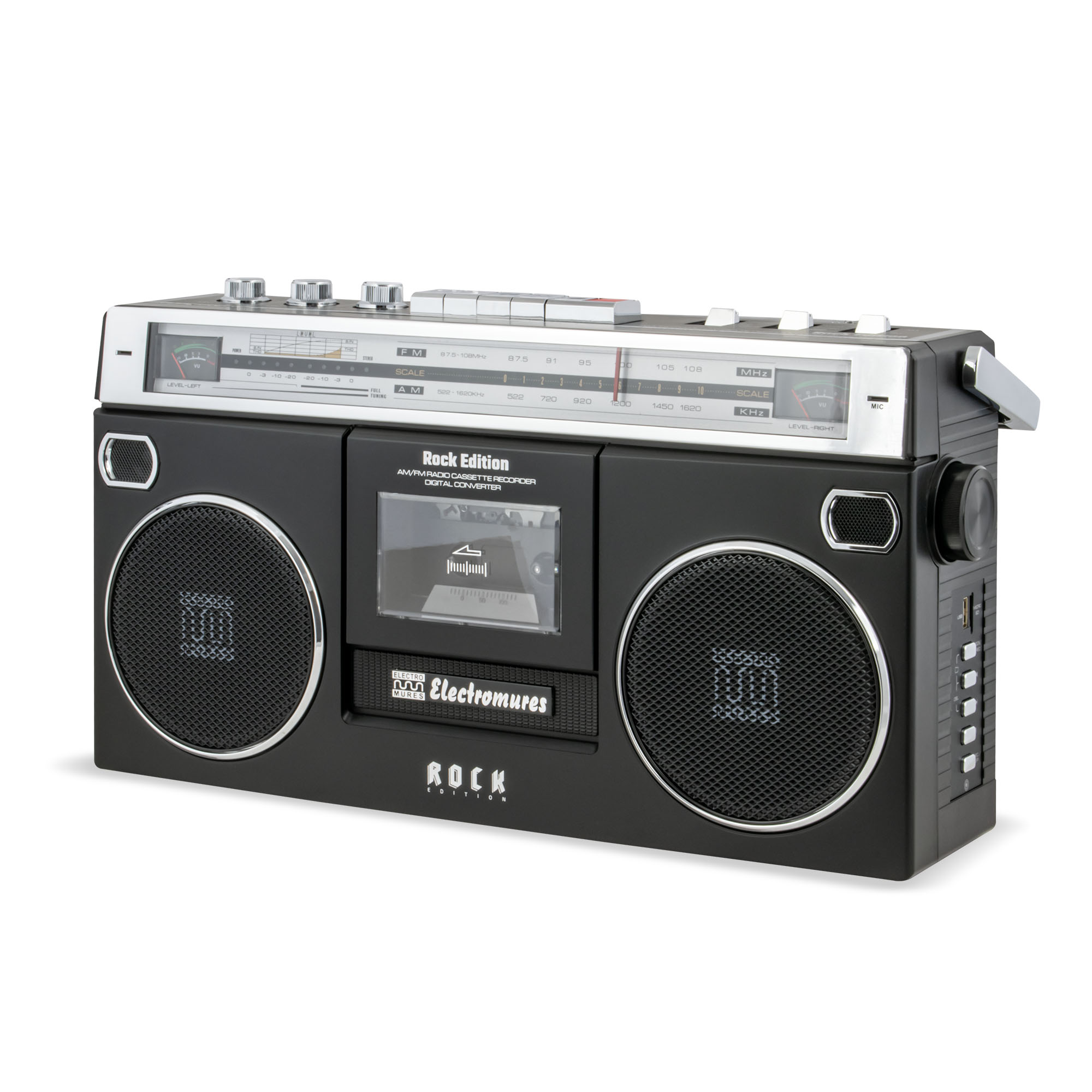 Difuzor Bluetooth cu casetofon, radio FM/AM și USB Electromureș EM 1013