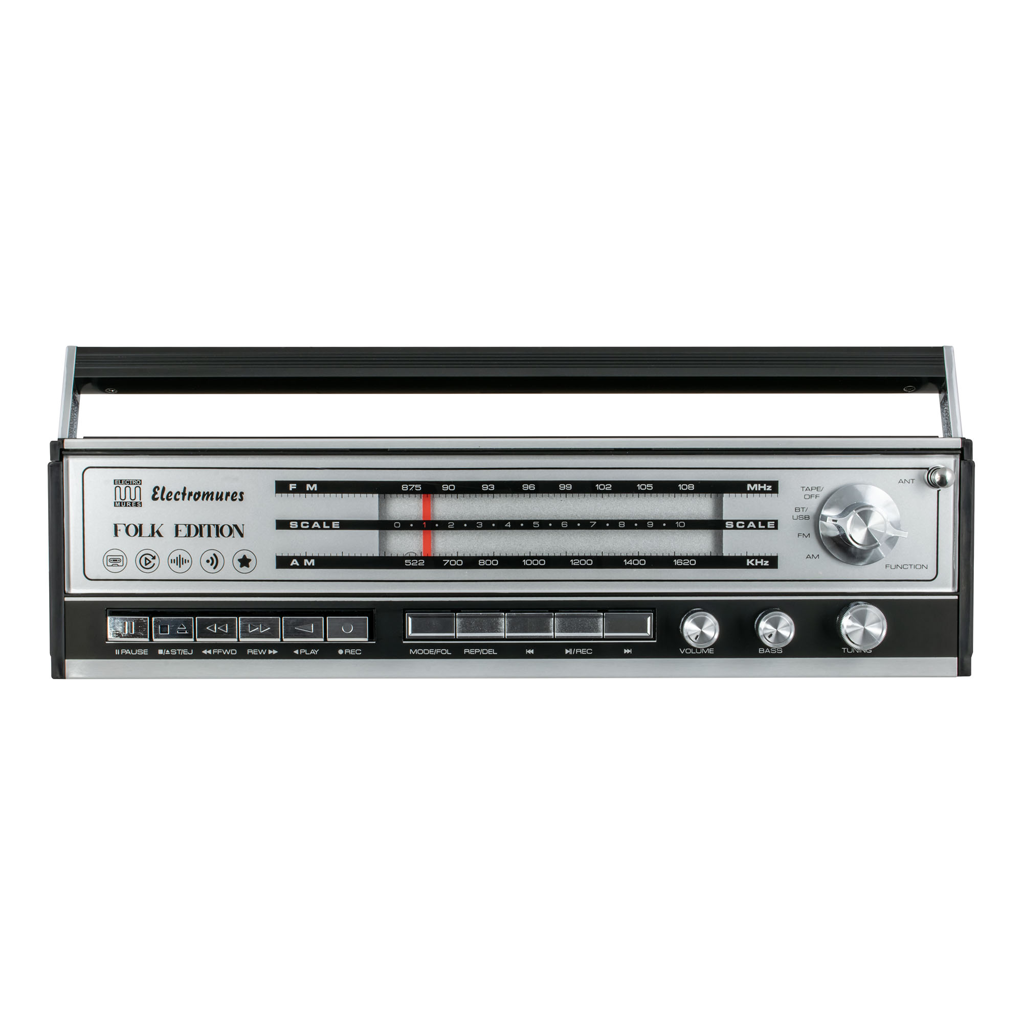 Difuzor Bluetooth cu casetofon, radio FM/AM și USB Electromureș EM 1014