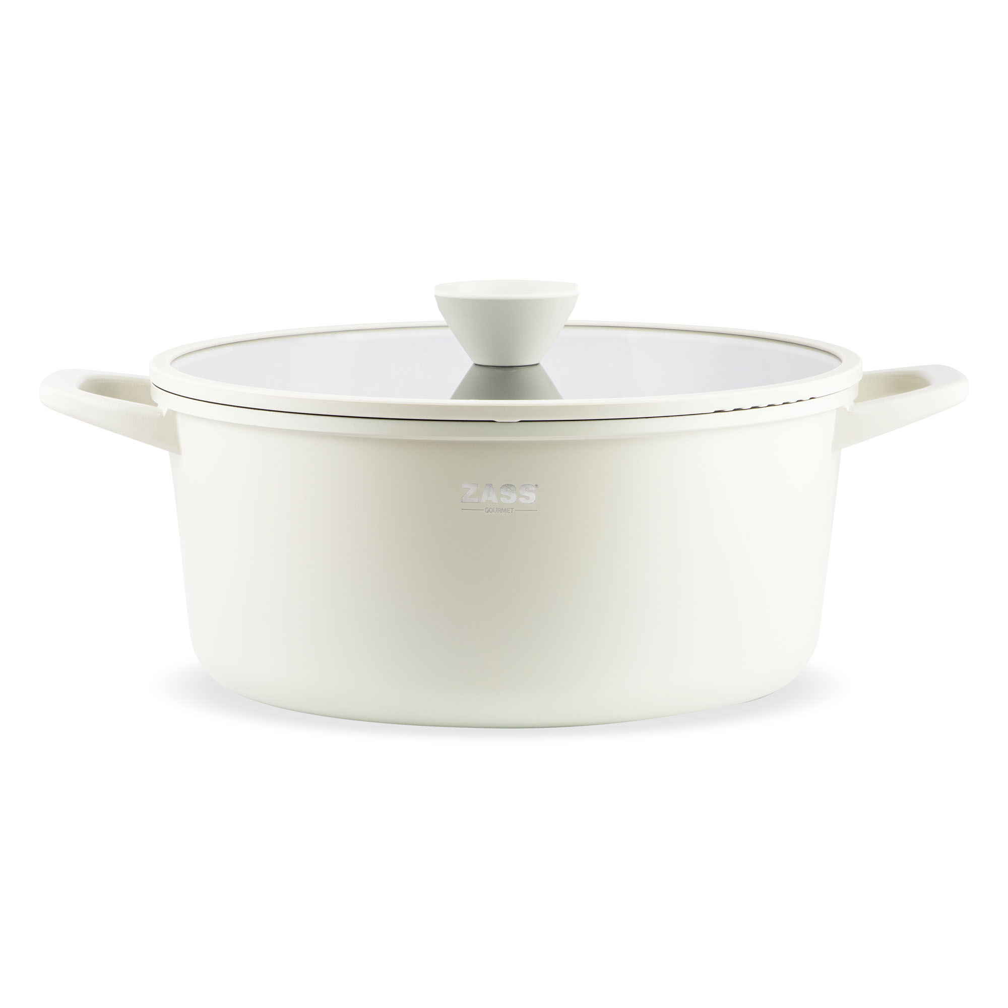 Oală din aluminiu turnat cu acoperire ceramică și capac 28 cm Zass Gourmet