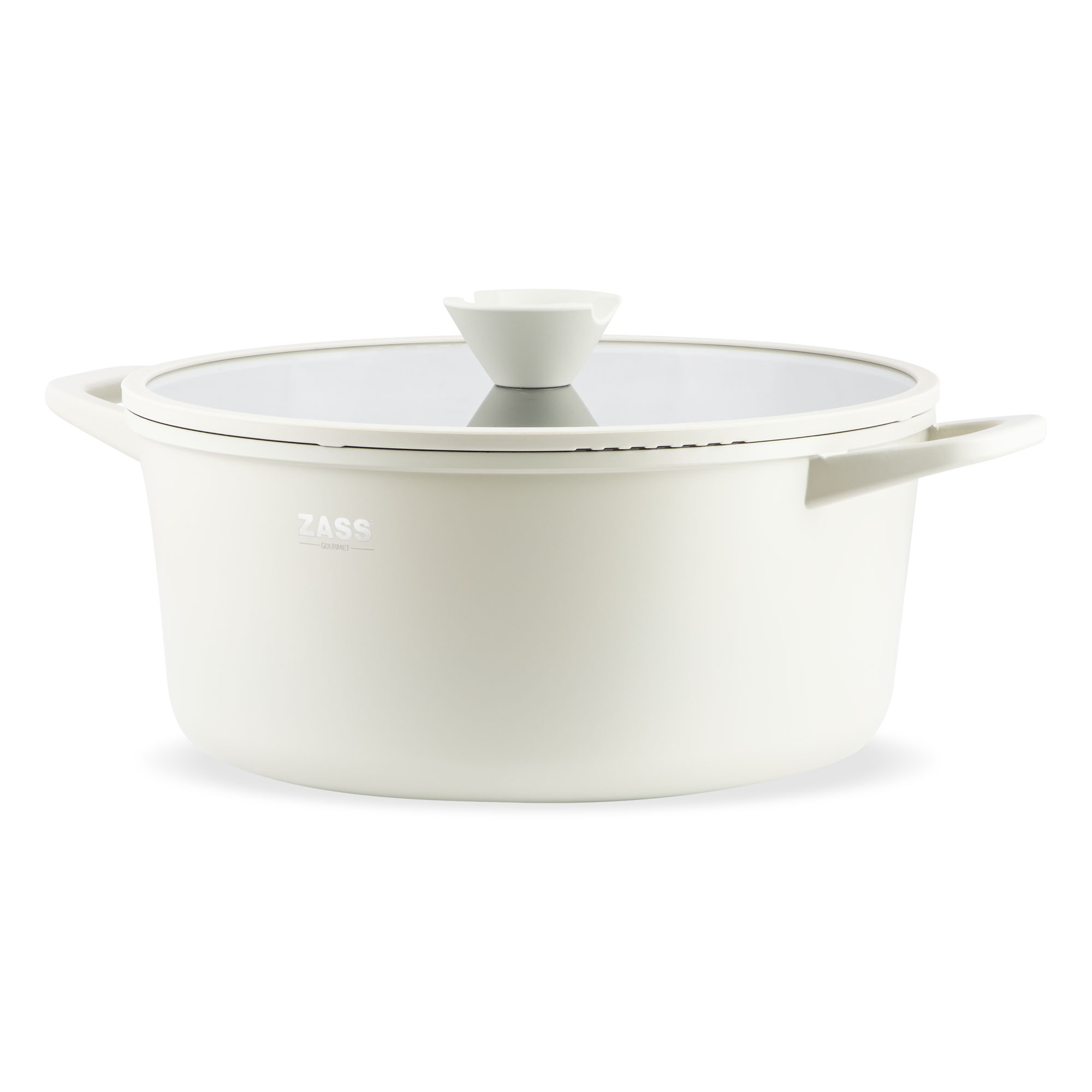 Oală din aluminiu turnat cu acoperire ceramică și capac 28 cm Zass Gourmet